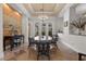 Bright dining room featuring an oval table and access to backyard at 2575 Grassy Spring Pl, Las Vegas, NV 89135