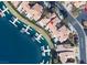 Aerial map showcasing the home's location by the lake at 2625 Seashore Dr, Las Vegas, NV 89128