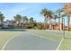 Community basketball court with seating area under a shaded gazebo at 279 Windsong Echo Dr, Henderson, NV 89012