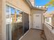 Balcony with sliding glass door entrance at 3038 Casey Dr # 204, Las Vegas, NV 89120