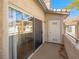 Balcony with sliding glass door at 3038 Casey Dr # 204, Las Vegas, NV 89120