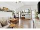 Light and airy living room with hardwood floors and ample natural light at 3119 Crownline Ct, North Las Vegas, NV 89031