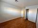 Simple bedroom with wood floors and closet at 3717 Seneca Highland St, North Las Vegas, NV 89032