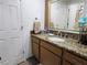 Well-maintained bathroom with granite counters and storage at 3800 Desert Marina Dr # 160, Laughlin, NV 89029