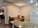 Kitchen with granite countertop and small dining area at 3800 Desert Marina Dr # 160, Laughlin, NV 89029