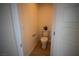 Small bathroom with toilet and light-colored walls at 3960 Dart Dr, Pahrump, NV 89060