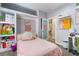 Bright bedroom with a built-in bed and plenty of storage at 4182 Bottiglia Ave, Las Vegas, NV 89141