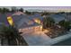 Aerial view of house, showcasing yard, landscaping, and driveway at 517 Annet St, Henderson, NV 89052