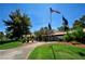 Community center with Spanish-style architecture and landscaping at 5508 Big Sky, Las Vegas, NV 89149