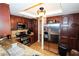 Kitchen with stainless steel appliances and ample cabinet space at 5508 Big Sky, Las Vegas, NV 89149