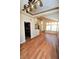 Large living room with hardwood floors and a high ceiling at 5508 Big Sky, Las Vegas, NV 89149