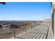 Spacious balcony offering panoramic mountain and city views at 577 Overlook Rim Dr, Henderson, NV 89012