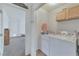 Convenient laundry room with white appliances and a functional layout at 628 L, Boulder City, NV 89005