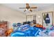 bedroom with plenty of storage and a fun theme at 659 Glenwood Ln, Henderson, NV 89002