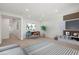 Bright home office with built-in shelving and stylish desk at 7 Summit Walk Trl, Henderson, NV 89052