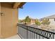 Private balcony overlooking the community at 7322 Fools Gold St # 101, Las Vegas, NV 89149