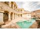 Resort-style pool and spa with large patio at 768 Tozzetti Ln, Henderson, NV 89012