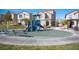 Community playground with playset and sitting area at 8034 Mercury Skye St, Las Vegas, NV 89166