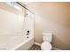 Bathroom with tub and toilet at 8477 Orly Ave, Las Vegas, NV 89143