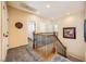 Upstairs hallway with carpet and staircase at 8477 Orly Ave, Las Vegas, NV 89143