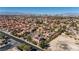 Aerial view of the neighborhood showcasing the property's location and surroundings at 8490 Via De Bellasidra Ct, Las Vegas, NV 89123