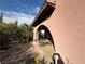 Small patio area with table and chairs, partial view at 8490 Via De Bellasidra Ct, Las Vegas, NV 89123