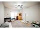 Charming bedroom with ceiling fan, large closet, and plenty of natural light at 8543 Alpine Vineyards Ct, Las Vegas, NV 89139