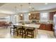 Kitchen with granite countertops and wooden cabinets at 9240 Long Grove Ave, Las Vegas, NV 89149