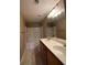 Clean bathroom with double vanity, bathtub, and shower at , Las Vegas, NV 89118