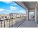 Private balcony overlooking community; perfect for relaxing at 10375 Rose Palisade St, Las Vegas, NV 89141