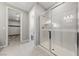 Bathroom with a large walk-in shower and toilet at 1070 Kelly Brook Ln, Henderson, NV 89011