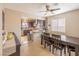 Cozy dining area adjacent to a well-equipped kitchen, perfect for Gathering meals and entertaining at 433 Jubilation Dr, Las Vegas, NV 89145