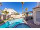 Backyard Oasis! An inviting pool and spa create a serene outdoor escape at 433 Jubilation Dr, Las Vegas, NV 89145