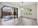 Dining area with sliding doors leading to a backyard patio at 4973 Sandline Ct, Las Vegas, NV 89135