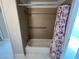 Bathroom with shower and grab bars at 5225 W Reno Ave # 129, Las Vegas, NV 89118