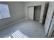 Bright bedroom featuring recessed lighting and sliding closet with closet organizers at 5225 W Reno Ave # 129, Las Vegas, NV 89118