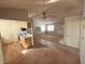 Spacious living room with vaulted ceilings and a ceiling fan at 5350 Rod Ct # 202, Las Vegas, NV 89122