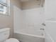 Bright bathroom featuring a shower and tub combo at 6178 Pisan Ln, Las Vegas, NV 89148