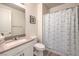 Clean bathroom with tub/shower combo and updated vanity at 6403 Ava Ridge Ave, Las Vegas, NV 89141