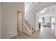 Entryway with stairs, showing views of the living room at 6403 Ava Ridge Ave, Las Vegas, NV 89141