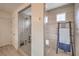 Spacious walk-in shower with glass enclosure and modern tile at 6403 Ava Ridge Ave, Las Vegas, NV 89141