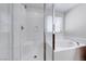 Clean bathroom with shower and separate tub at 7683 Jasmine Falls Dr, Las Vegas, NV 89179