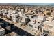 Aerial view of modern homes with mountain views in the background at 816 Loch Katrine Ave, Henderson, NV 89012