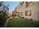 Artificial turf and pergola in backyard at 816 Loch Katrine Ave, Henderson, NV 89012