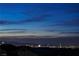 Stunning nighttime cityscape view from the property at 816 Loch Katrine Ave, Henderson, NV 89012