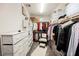 Large walk-in closet with ample shelving and hanging space at 816 Loch Katrine Ave, Henderson, NV 89012