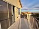 Balcony with sliding glass doors and view at 9553 Madsen Glen Ct, Las Vegas, NV 89166