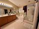 Bathroom boasts double sinks, soaking tub, and shower at 9553 Madsen Glen Ct, Las Vegas, NV 89166