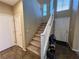 Interior view of a carpeted staircase at 9553 Madsen Glen Ct, Las Vegas, NV 89166