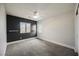 Bedroom with gray accent wall and ceiling fan at 9757 Marcelline Ave, Las Vegas, NV 89148